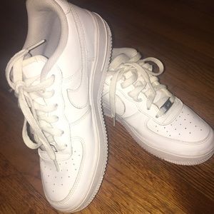White Nike Air Force one